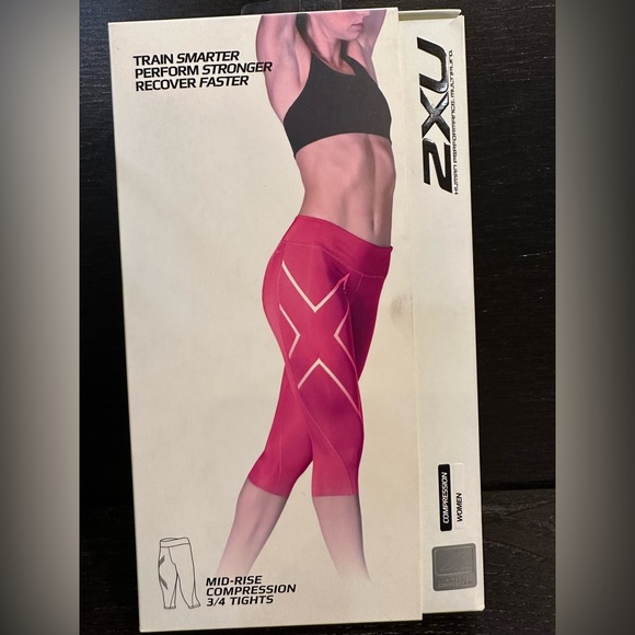 2XU Women’s Coloured 3/4 Compression Tights - Picture 1 of 3